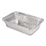 HFA INC 206230 Aluminum Oblong Pan, 2.25 lb, 5.94 x 8.44 x 1.81, Silver, 500/Carton