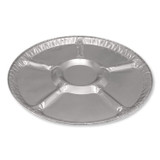 HFA INC 4018100 Aluminum Lazy Susan, 6 Compartments, 18" Diameter x 0.94" h, 25/Carton