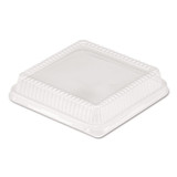 HFA INC 4048DL Plastic Dome Lid, 8.25 x 8.25 x 1.5, Clear, 500/Carton