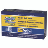 PROCTER & GAMBLE Swiffer® 37109 Max/XL Dry Refill Cloths, 17.88 x 10, White, 16/Box, 6 Boxes/Carton