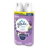 SC JOHNSON Glade® 357477 Air Freshener, Lavender & Vanilla, Scent, 8.3 oz Aerosol Spray, 2/Pack, 3 Packs/Carton