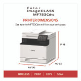 INNOVERA Canon® 5455C010 imageCLASS MF753Cdw Wireless Multifunction Laser Printer, Copy/Fax/Print/Scan