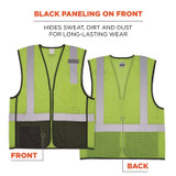 TENACIOUS HOLDINGS, INC. ergodyne® 23015 GloWear 8210Z Hi-Vis Class 2 Mesh Vest, Large to X-Large, Lime