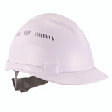 TENACIOUS HOLDINGS, INC. ergodyne® 60223 Skullerz 8966 Class C Lightweight Cap-Style Hard Hat, Adjustable Venting, 6-Point Rachet Suspension, White