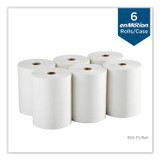 GEORGIA PACIFIC Professional 894-90 EnMotion Paper Towel High Capacity Rolls, 1-Ply, 10" x 800 ft, White, 6 Rolls/Carton