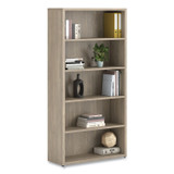 HON COMPANY 105535LKI1 10500 Series Laminate Bookcase, Five Shelves, 36" x 13" x 71", Kingswood Walnut
