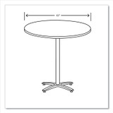 HON COMPANY BTRND42NB9L Between Round Table Top, 42" Diameter, Silver Mesh