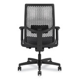 HON COMPANY I2MRL2BS23TK Ignition 2.0 ReActiv Mid-Back Task Chair, 17.25" to 21.75" Seat Height, Basalt Vinyl Seat, Charcoal Back, Black Base