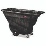 RUBBERMAID COMMERCIAL PROD. 9T14 BLA 0.5 cu yd Structural Foam Tilt Truck, Standard Duty, 850 lb Capacity, Black