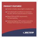BETCO CORPORATION 1120400 Pink Lotion Skin Cleanser Refill, Clean Bouquet Scent, 1 gal, 4/Carton