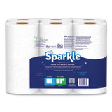 GEORGIA PACIFIC Sparkle® 22269501 Pick-A-Size Perforated Kitchen Triple Roll Towels with Thirst Pockets, 2-Ply, 11 x 6, White, 165 Sheets/Roll, 6 Rolls/Pack
