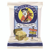 PIRATE BRANDS Pirate's Booty® 60004090 Natural Aged White Cheddar Baked Corn Puffs, 0.5 oz Bag, 36/Box, 2 Boxes/Carton
