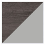 ALERA MSD6024CH Alera Modern Teacher Series Pedestal Desk, Left-Side Pedestal: Box/Box/File, 60" x 24" x 28.75", Charcoal Woodgrain/Gray