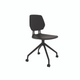 SAFCO PRODUCTS 7829BL Commute Chair T-Bar Arm Set, Black, 2/Set
