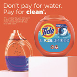 PROCTER & GAMBLE Tide® 00998EA PODS Laundry Detergent, HE Compatible, Clean Breeze, 36 oz Tub, 42 Pacs/Tub