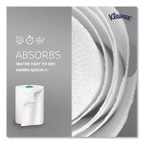 KIMBERLY CLARK Kleenex® 25639 Hard Roll Paper Towels with Premium Absorbency Pockets with Colored Core, Gray Core, 1-Ply, 7.5" x 700 ft, White, 6 Rolls/CT