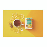 TWININGS NORTH AMERICA INC TNA95223 Probiotics Lemon and Ginger Herbal Tea Bags, 0.05 oz, 18/Box