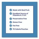 DR PEPPER SNAPPLE GROUP, INC. Welch's® PIM94068 Fruit Snacks, Mixed Fruit, 0.9 oz Pouch, 40/Box