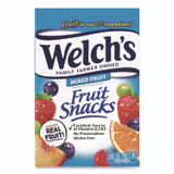 DR PEPPER SNAPPLE GROUP, INC. Welch's® PIM94068 Fruit Snacks, Mixed Fruit, 0.9 oz Pouch, 40/Box