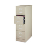 ALERA HVF152652PY Four-Drawer Economy Vertical File, Letter-Size File Drawers, 15" x 26.5" x 52", Putty