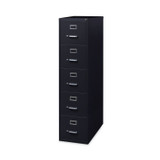 ALERA HVF1562BL Five-Drawer Economy Vertical File, Letter-Size File Drawers, 15" x 26.5" x 61.37", Black
