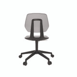 SAFCO PRODUCTS 7825GR Commute Task Chair, Supports Up to 275 lbs, 18.25" to 22.25" Seat Height, Gray Seat, Gray Back, Black Base