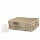 SOLARIS PAPER LoCor® 46901 Hard Wound Roll Towel, 1-Ply, 8" x 1,000 ft, White, 6 Rolls/Carton