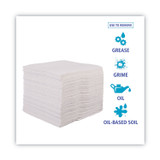 BOARDWALK V030QPW DRC Wipers, 12 x 13, White, 90 Bag, 12 Bags/Carton