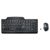 KENSINGTON 72408 Pro Fit Wireless Media Desktop Set, 2.4 GHz Frequency/30 ft Wireless Range, Black