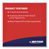 BETCO CORPORATION 5354700 FastDraw 19 Green Earth Glass Cleaner, Pleasant Scent, 2 L Bottle, 4/Carton