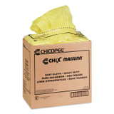 CHICOPEE, INC Chix® 0911 Masslinn Dust Cloths, 24 x 24, Yellow, 50/Bag, 2 Bags/Carton
