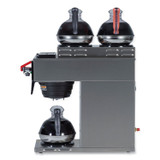 BUNN-O-MATIC 129500213 CWTF15-3 12 Cup Automatic Coffee Brewer, Gray/Stainless Steel