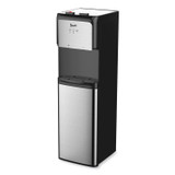 AVANTI WDBMC810Q3S Bottom Loading Water Dispenser with UV Light, 3 gal to 5 gal, 12.25 x 14 x 41.25, Black/Stainless Steel