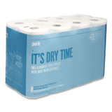 PERK 24380329 Choose-A-Size Kitchen Roll Paper Towels, 2-Ply, 5.9 x 11, White, 116 Sheets/Roll, 8 Rolls/Pack