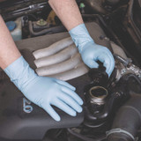 AMMEX CORPORATION GloveWorks® by GPNHD68100 Blue Nitrile Exam Gloves, Powder-Free, X-Large, 8 mil Thick, 11.6" Long, Blue, 50/Box, 10 Boxes/Carton