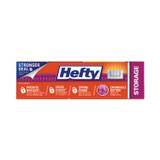 REYNOLDS FOOD PACKAGING Hefty® R88075CT Slider Stand and Fill Food Storage Bags, Quart, 8" x 7", Clear, 40 Bags/Box, 9 Boxes/Carton