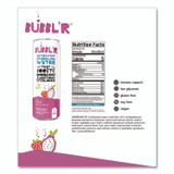 BUBBL'R WIC39978 Antioxidant Sparkling Water, Pitaya Berry Nect'r, 12 oz Can, 12 Cans/Carton