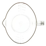 CFS BRANDS Carlisle 4314507 Commercial Measuring Cup, 1 gal, Plastic, Clear