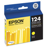EPSON AMERICA, INC. T124420S T124420-S (124) DURABrite Ultra Ink, Yellow