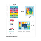 CARSON-DELLOSA EDUCATION 110486 Calendar Bulletin Board Sets, 134-Piece Set, One World, 23" x 17", Multicolor