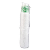 DART 12J16H Horizon Hot/Cold Foam Drinking Cups, 12 oz, White/Green, 25/Bag, 40 Bags/Carton