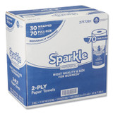GEORGIA PACIFIC Professional 2717201 Sparkle ps Premium Perforated Paper Kitchen Towel Roll, 2-Ply, 11 x 8.8, White, 70 Sheets, 30 Rolls/Carton