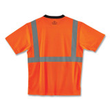 TENACIOUS HOLDINGS, INC. ergodyne® 22515 GloWear 8289BK Class 2 Hi-Vis T-Shirt with Black Bottom, X-Large, Orange
