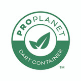 DART 8PSC1PFPK Compostable Fiber Dinnerware, ProPlanet Seal, Plate, 8.25 x 8.25, Tan, 125/Pack