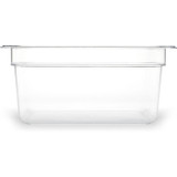CFS BRANDS Carlisle 10222B07 StorPlus Polycarbonate Food Pan, 8.7 qt, 10.38 x 12.75 x 6, Clear, Plastic