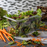 CFS BRANDS Carlisle 3066207 StorPlus Polycarbonate Food Pan, 5.7 qt, 6.88 x 12.75 x 6, Clear, Plastic