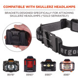 TENACIOUS HOLDINGS, INC. ergodyne® 60292 Skullerz 8980 Headband Light Mount with Fabric Strap