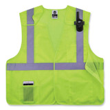 TENACIOUS HOLDINGS, INC. ergodyne® 21525 GloWear 8217BA Class 2 Breakaway Mesh Vest, Polyester, Large/X-Large, Lime