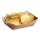 BAGCRAFT 300699 EcoCraft Food Trays, 3 lb Capacity, Natural, Paper, 500/Carton