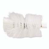CFS BRANDS Carlisle 4046600 Sparta Handle Bottle Brush, Pint, White Polyester Bristles, 4.5" Brush, 7.5" White Plastic Handle